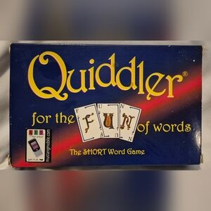 Quiddler Word Game - Blue
